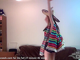 Really Hot Chick Using A Dildo