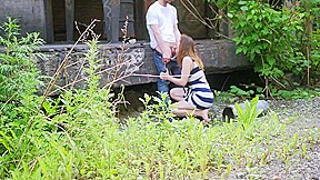 Red-haired cutie makes amazing blowjob