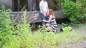 Red-haired cutie makes amazing blowjob