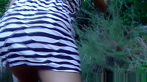 Redhead ginger babe gargling jizz