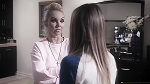 Religious stepmom orders boyfriend to fuck stepdaughter