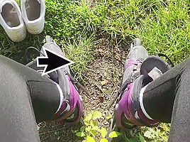 Remote Controlled Vibrator While Exercising In Public Ends With Hot Anal