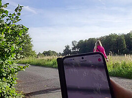 Remote Controlled Vibrator While Exercising In Public Ends With Hot Anal