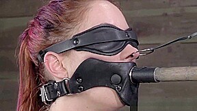 Restrained Gagged Sub Toyed By Maledom