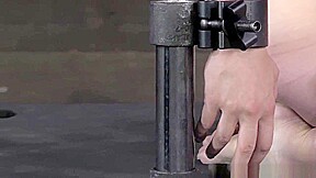 Restrained Gagged Sub Toyed By Maledom