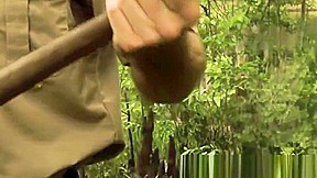 Restrained teen 18+ hardfucked by horny ranger
