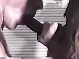 Retro gay interracial threesome