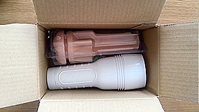 Riley Ried Fleshlight Unboxing and Sleeve Fucking