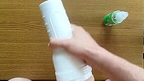 Riley Ried Fleshlight Unboxing and Sleeve Fucking