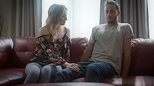 Riley slobbering Lucas fat long cock