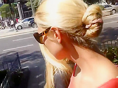 Riquisima Tail in Orange Dress
