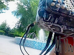 Risky Flashing In Public Park