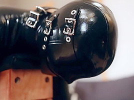 Rubber spanking