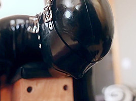 Rubber spanking