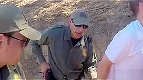 Russian Amateur Hottie Gets Her Pussy Pounded On The Border