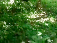 Russian Girl Sucks Her Lover In Bushes In Forest Amateu