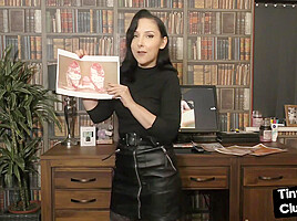 SPH femdom British babe talks dirty about small dickies