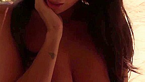 Sammy Braddy stripping her bikini top