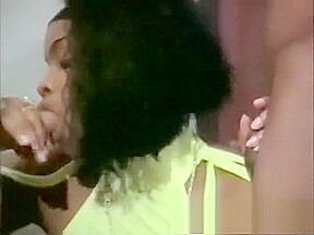 Saucy black starlet gets spit roasted in this crazy interracial orgy
