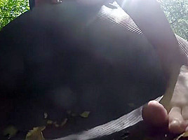 Second of movie in the wood with gopro