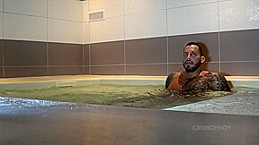 Secret webcam with Aymeric Deville used by Viktor Rom in jacuzzi - HomeWebCamera