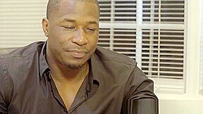 Seductive gal services big black cock like a pro