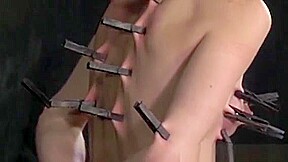Sensory Deprived Bondage Bed Sub Gagged