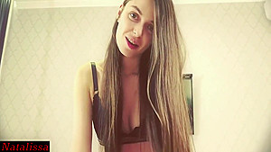 Sensual Oiled Handjob Ends Up With A Huge Cum Blast - Natalissa