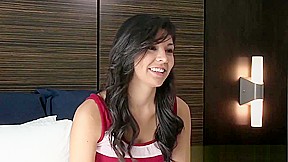 Serena Torres sexy Latina teen 18+ in her first adult video