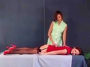 Sexy Girl In Stockings Shows Her Huge