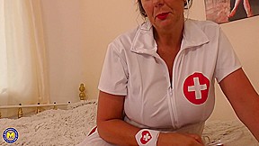 Sexy Mature Nurse With Big Natural Tits  - MatureNl