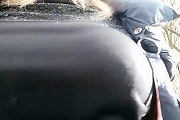 Sexy Step mom With Big Boobs Outdoors Very Horny