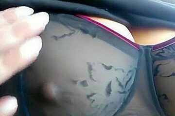 Sexy Step mom With Big Boobs Outdoors Very Horny
