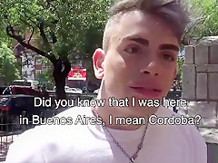 Sexy latino picked up on the street and fucked at home