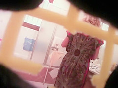 Sexy nude milf spied in her own bathroom