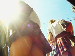 Sexy schoolgirls 18+ in uniforms upskirt videos from the streets