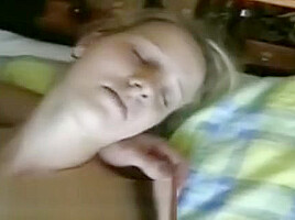 Sexy teen 18+ blonde with nice tits fucking