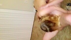 Shannon sucking off a stranger while boyfriend films