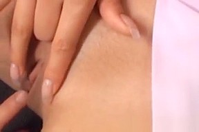Shaved Asian Pussy Masturbation Close Up