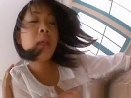 Shaved Japanese Pussy Serving Her Man