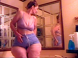 She got slimmer but that ass still wide as hell
