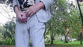 Shelady Outdoor Transvestite Lingerie Nylon Sounding Urethra