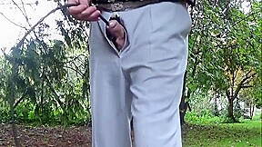 Shelady Outdoor Transvestite Lingerie Nylon Sounding Urethra