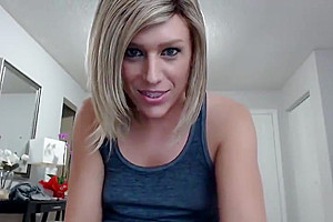 Shemale Solo Masturbation