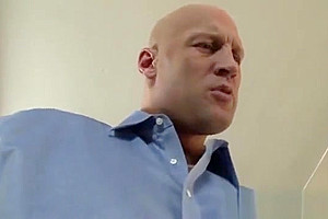 Shemale sucks erect guys cock
