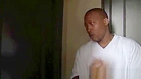 Short Haired Blonde Fucks A Black Cock
