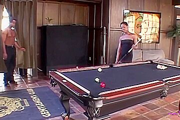 Short Haired Ebony Babe With Hairy Pussy And Small Tits Is Hardcore Smashed