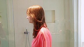 Showering teen 18+ Cummed Bbc