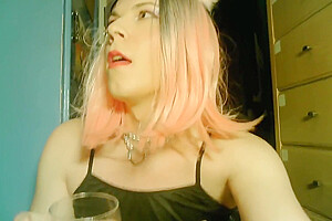 Sissy Cum Slut Drinking Pee Enema - Jessica Bloom