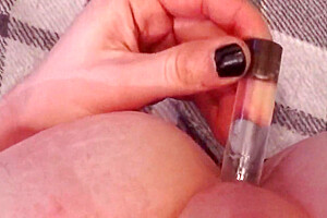 Sissy Dildo In Ass Close Up